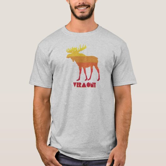 Vermont Moose T-shirt (Voorkant)