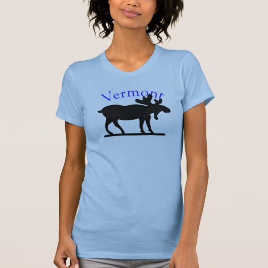 Vermont Moose T-shirt (Voorkant)