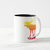 Vermont Moose Tweekleurige Koffiemok (Voorkant rechts)