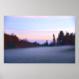 Vermont Morning Mist Poster