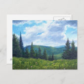 Vermont Mountain Postcard Briefkaart (Voorkant / Achterkant)