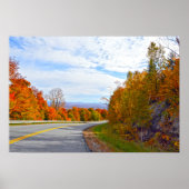 Vermont Mountain Road, Autumn Poster (Voorkant)