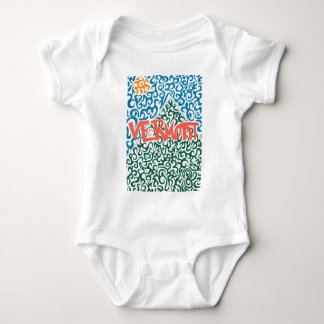 Vermont Mountain Swirl Romper