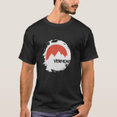 Vermont Mountains USA Wandelen Buitenshuis Retro L T-shirt (Voorkant)