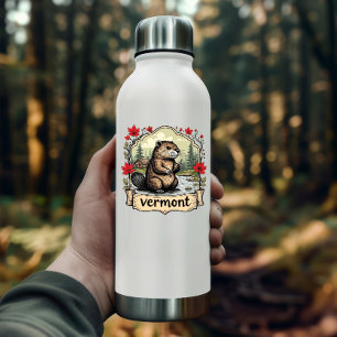 Vermont Natuur Sticker   Bever & Houten Sticker