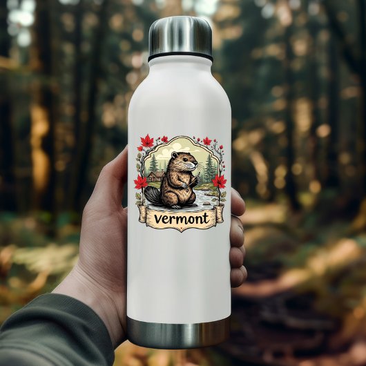 Vermont Natuur Sticker | Bever & Houten Sticker