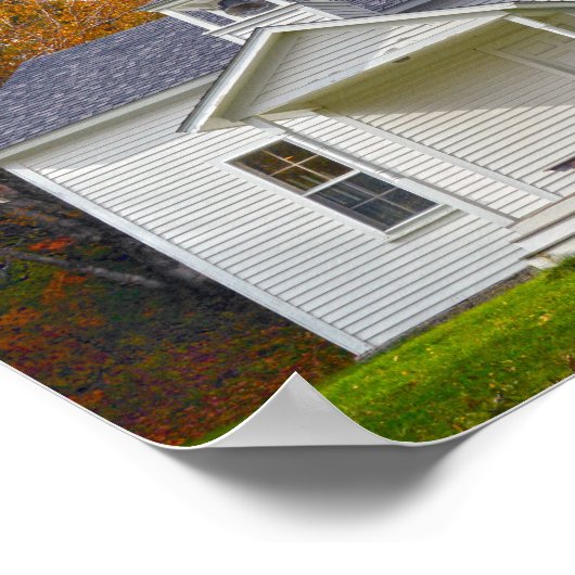 Vermont One Room Schoolhouse Poster (Hoek)