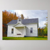 Vermont One Room Schoolhouse Poster (Voorkant)