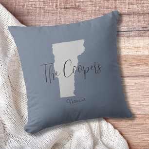 Vermont Outline Sierkussen