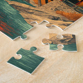  Vermont overdekte brug reizen Legpuzzel (Zijkant)