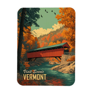  Vermont overdekte brug reizen Magneet