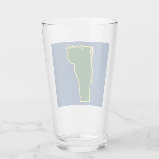 Vermont Pint Glass Glas (Achterkant)