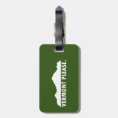 Vermont Please Bagagelabel (Achterkant verticaal)