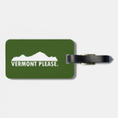 Vermont Please Bagagelabel (Achterkant horizontaal)