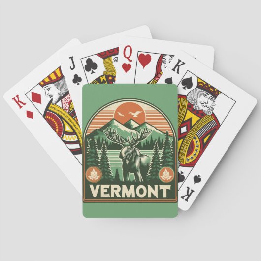 Vermont Pokerkaarten (Achterkant)