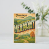 Vermont Postcard Briefkaart (Staand voorkant)