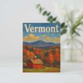 vermont Postcard Briefkaart (Staand voorkant)