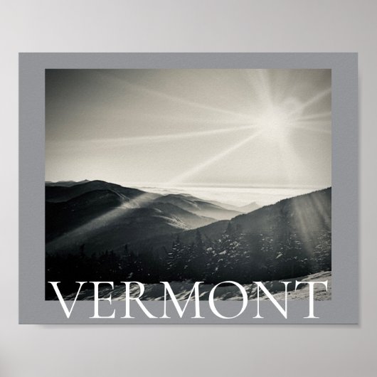 Vermont Poster (Voorkant)