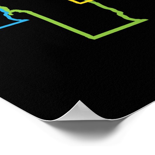 vermont pride blur poster (Hoek)