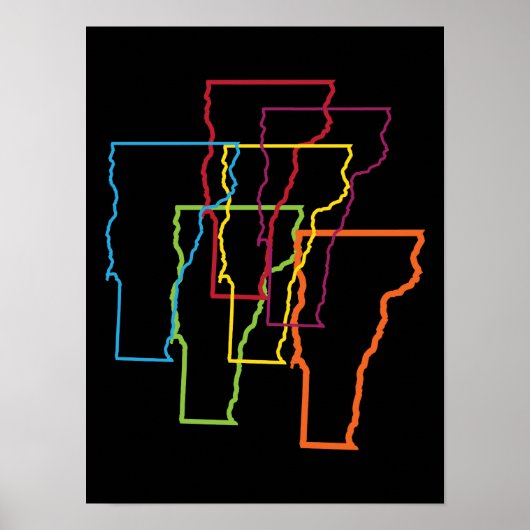 vermont pride blur poster (Voorkant)