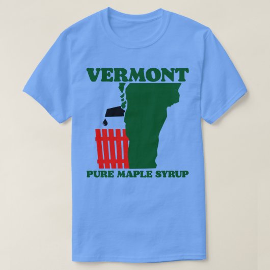 Vermont pure esdoornsiroop t-shirt (Design voorkant)