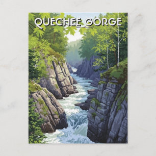 Vermont Quechee Gorge Reis Briefkaart