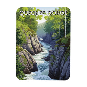 Vermont Quechee Gorge Reis Magneet