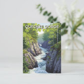 Vermont Quechee Gorge Travel Briefkaart (Staand voorkant)
