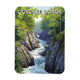 Vermont Quechee Gorge Travel Magneet