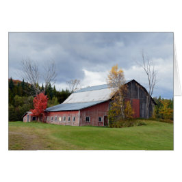 Vermont Red Barn in het najaar
