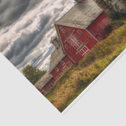 Vermont Red Barns en Silos Tissuepapier (Detail)