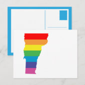 vermont-regenboog briefkaart (Voorkant / Achterkant)