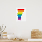 vermont-regenboog poster (Keuken)