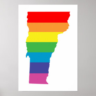 vermont-regenboog poster