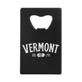 Vermont Retro  VT Creditkaart Flessenopener (Voorkant)
