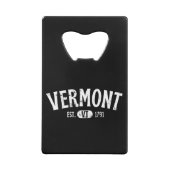 Vermont Retro  VT Creditkaart Flessenopener (Achterkant)