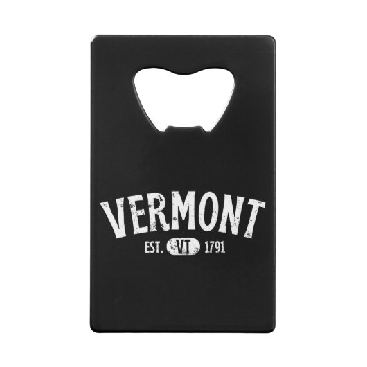 Vermont Retro  VT Creditkaart Flessenopener (Achterkant)