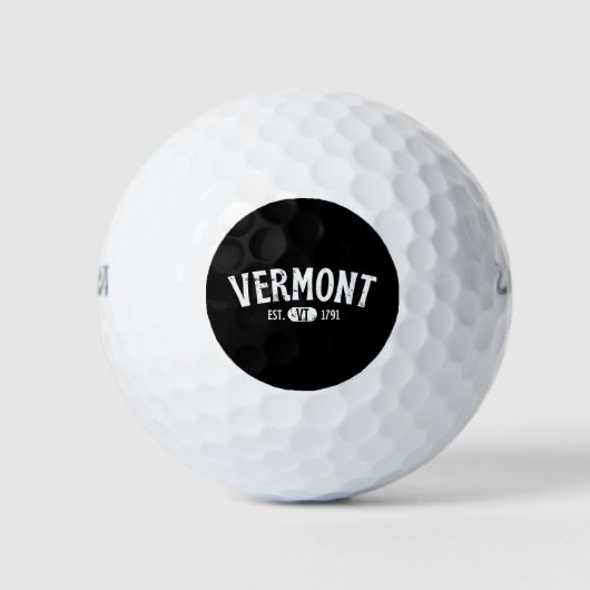 Vermont Retro  VT Golfballen (Voorkant)