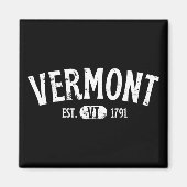Vermont Retro  VT Magneet (Voorkant)