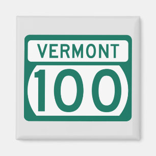 Vermont Route 100 Magneet