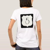 Vermont Route 5 T-shirt (Achterkant)