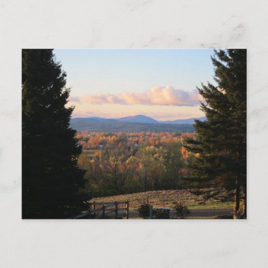 Vermont Scene Briefkaart (Voorkant)