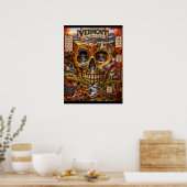 Vermont Schedel Kunstprint | State of Mind Poster (Keuken)