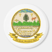 Vermont Seal Magneet (Voorkant)