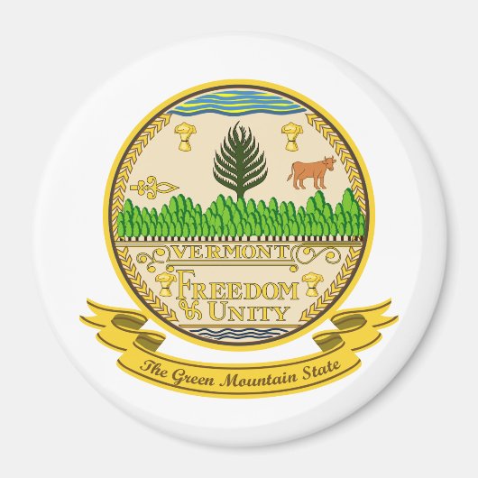 Vermont Seal Magneet (Voorkant)