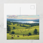 Vermont Shelburne Farms Reis Briefkaart (Voorkant / Achterkant)