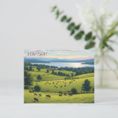 Vermont Shelburne Farms Travel Briefkaart (Staand voorkant)