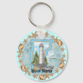 Vermont Shells Lighthouse sleutelhanger (Voorkant)