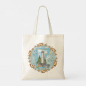 Vermont Shells vuurtoren Tote Bag (Achterkant)