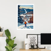 Vermont Ski Bestemmingsposter 1 Poster (Thuiskantoor)